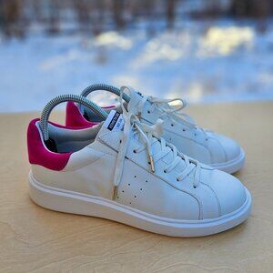 Kenneth Cole New York Women's Kam Lace Up Leather Platform Sneakers, Size 8.5